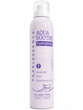 Pearlessence Aqua Soothe Hydrating Facial Mist Lavender Aloe Hyaluronic Acid 8oz